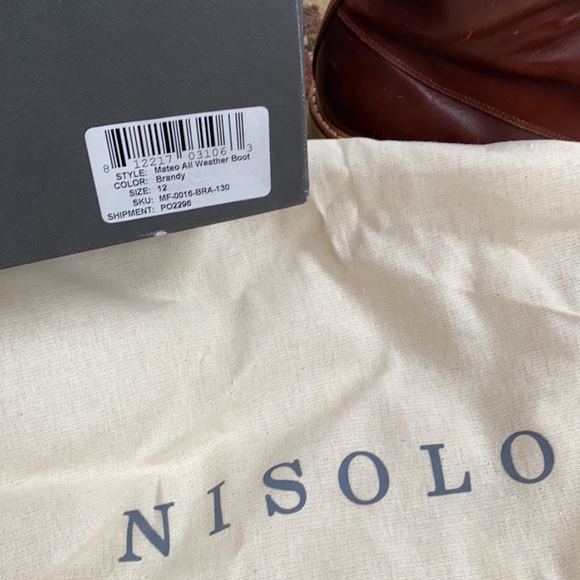 Nisolo Boot Mateo Brandy 12 Mens - Picture 6 of 6